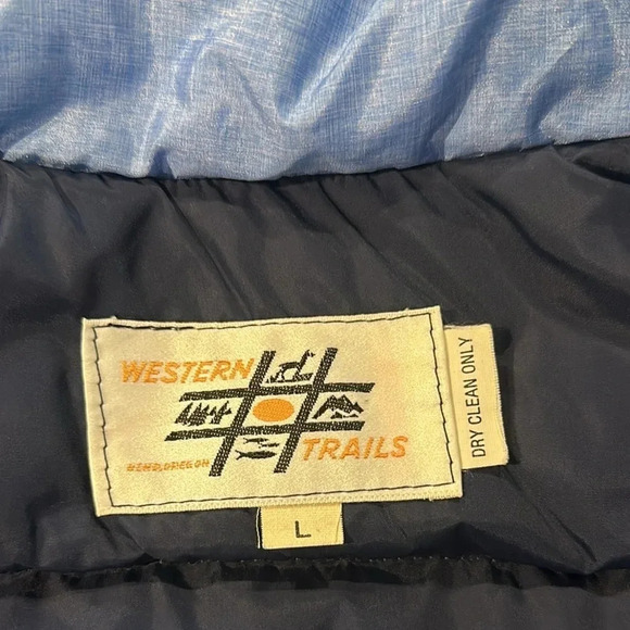 Vintage Down Filled Puffer Vest Men Size Large Casual Winter Ski Cozy Warm - Picture 6 of 8